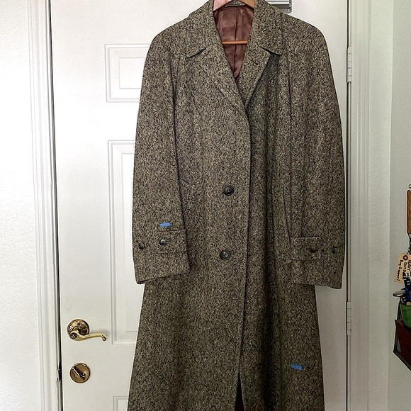 London Town Other - Vintage London Town Samuelsohn Tailored Tweed Wool Overcoat.